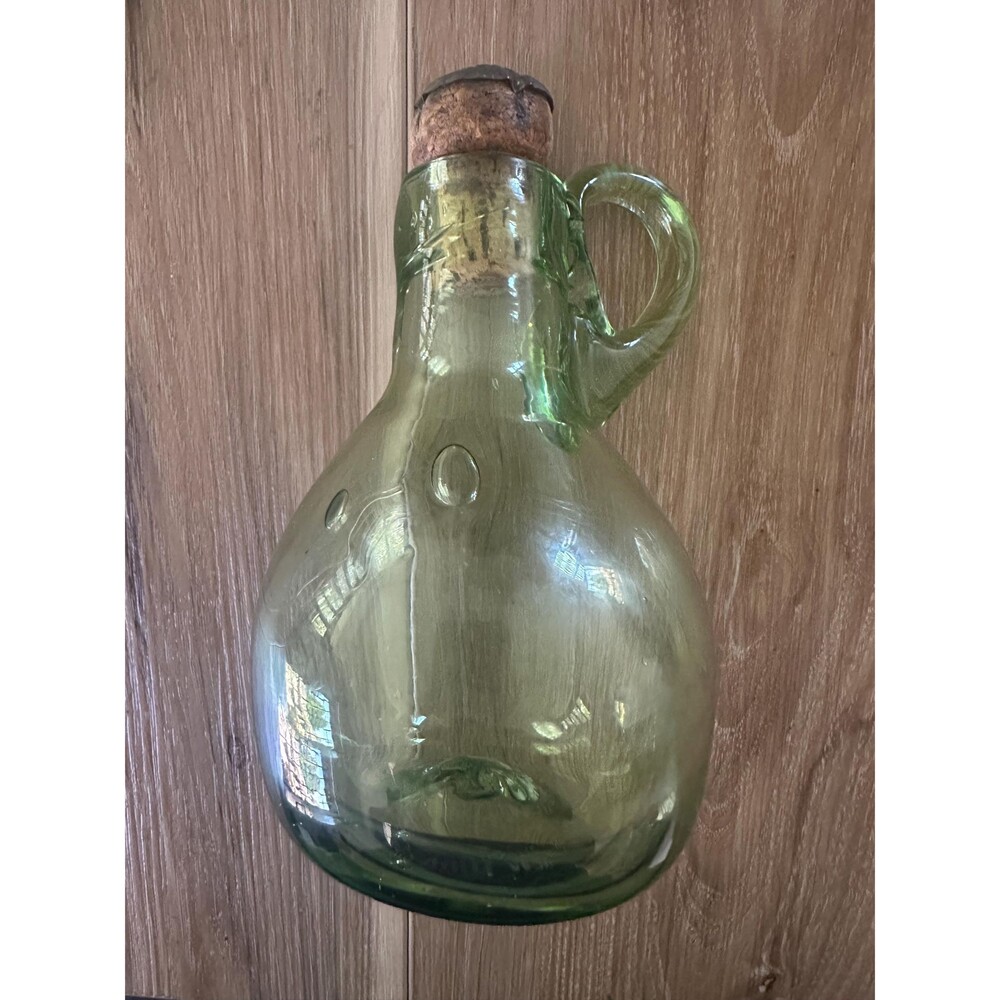Vintage Handblown Glass Jug 5.5”